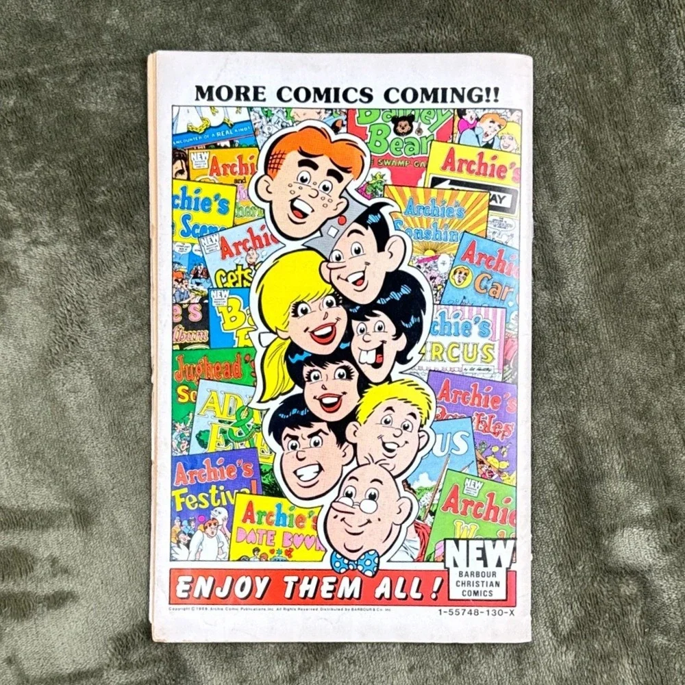 Archie's Circus Comic Book Al Hartley Barbour‎ Christian Comics Vintage 69c 1989